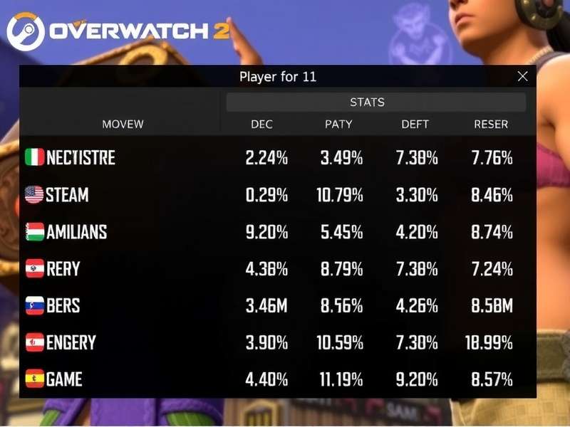 Overwatch 2 Hero Selection Statistics
