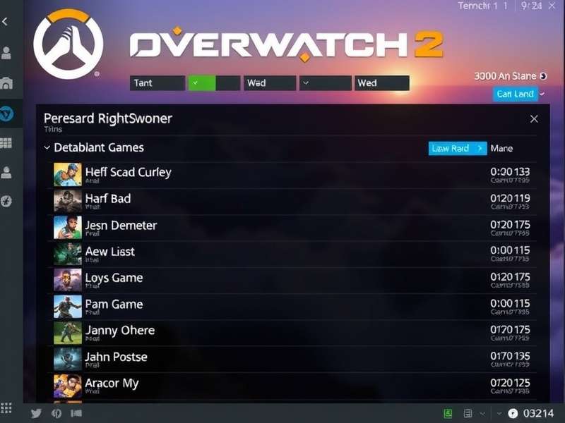 Overwatch 2 Steam Player Charts