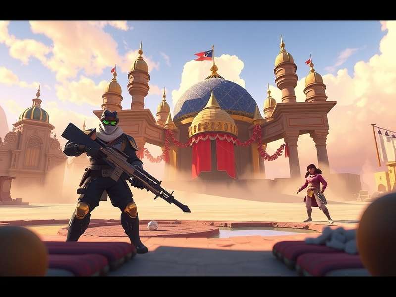 Overwatch 2 gameplay on a high-end PC setup in an Indian gaming cafe