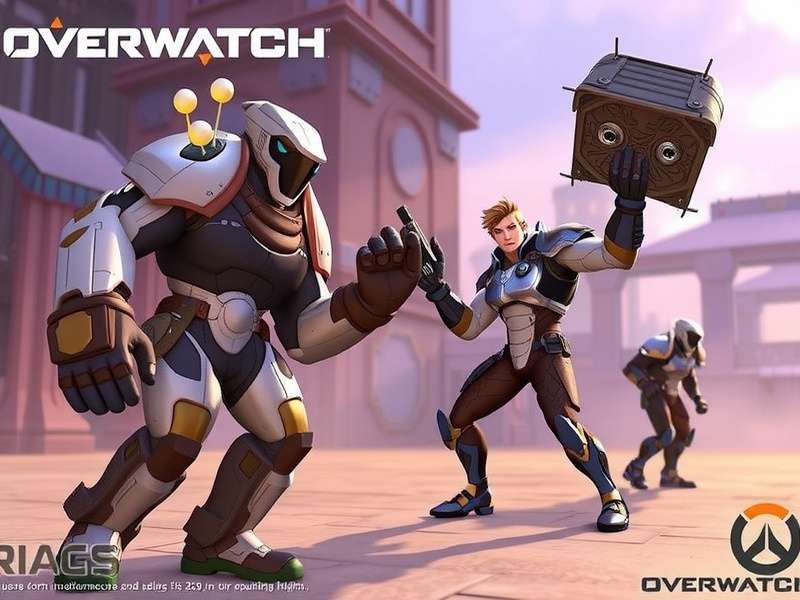 Overwatch 2 Heroes in action battle scene