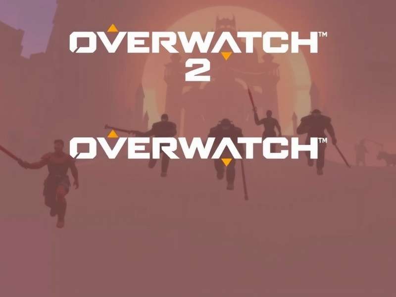 Overwatch 2 PC gaming setup with keyboard, mouse and monitor