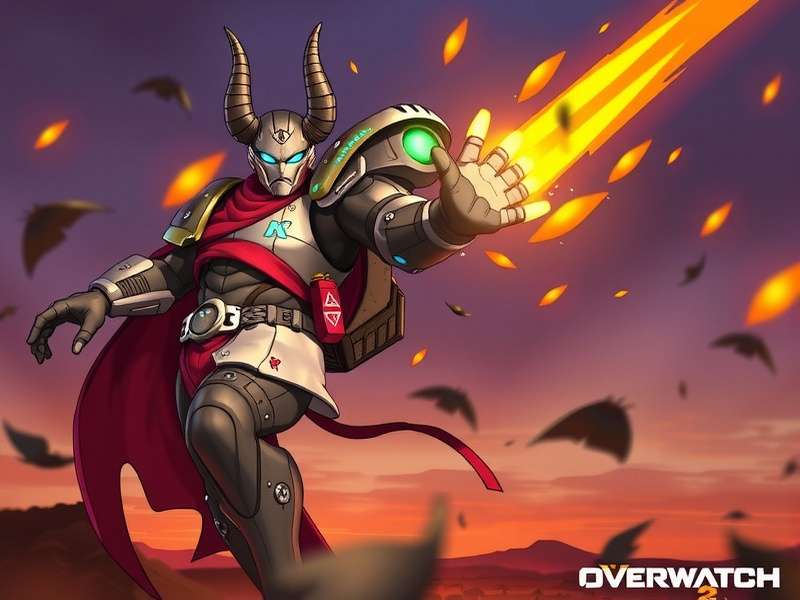 Orisa Overwatch 2 Hero Art - Guardian Tank in Action