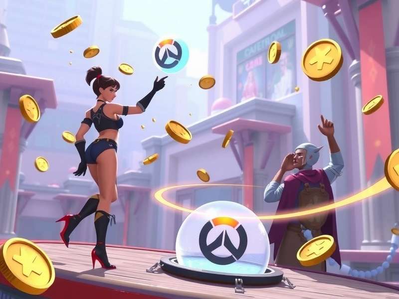 Overwatch 2 Coins and currency interface displayed on screen with Indian flag elements