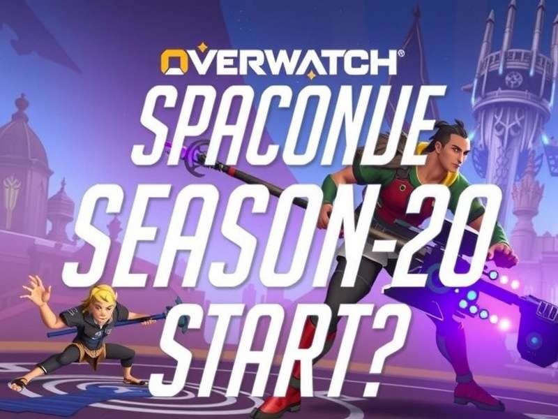 Overwatch 2 Season 20 teaser artwork showcasing new hero and map