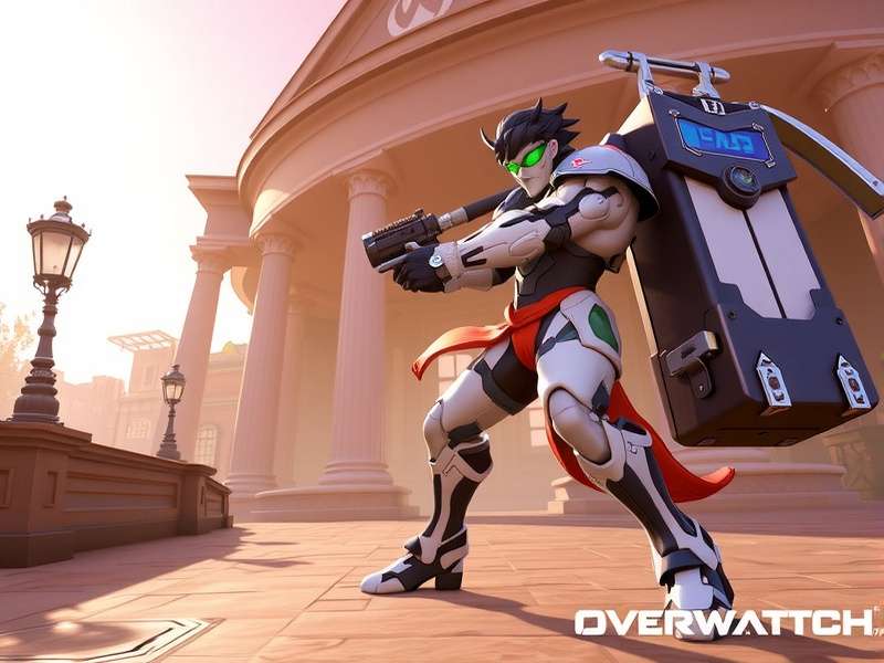 Overwatch 2 gameplay screenshot showing team fight