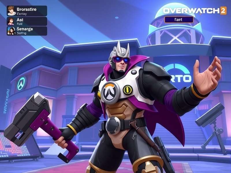 Overwatch 2 India Discord community banner showing heroes and chat interface