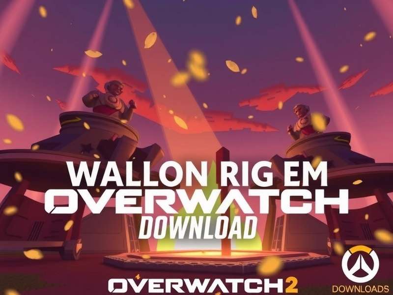 Overwatch 2 download guide for Indian players featuring heroes and game logo