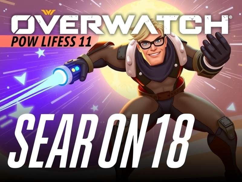 Overwatch 2 Season 18 key art featuring new hero and Indian-themed cosmetics