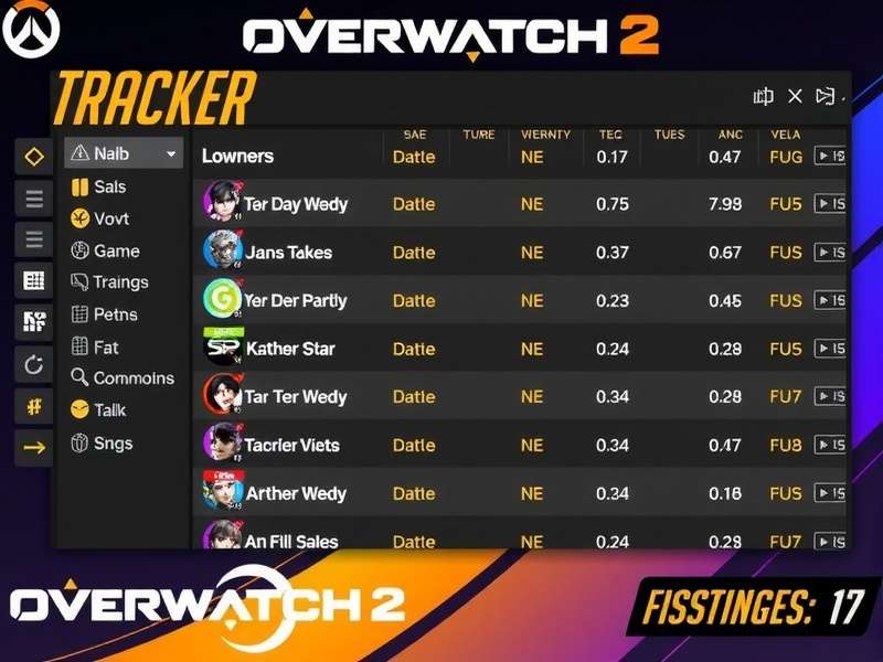 Overwatch 2 gameplay showcase featuring heroes battling on a futuristic map
