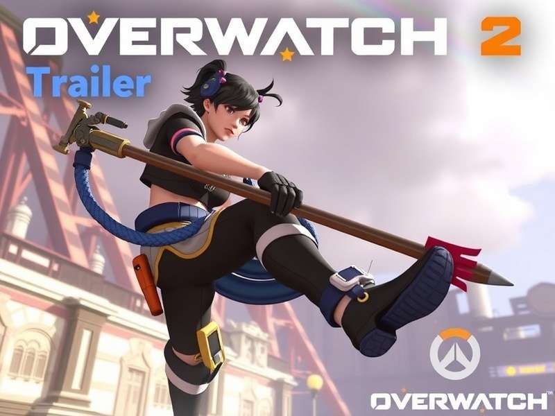 Overwatch 2 Trailer cinematic scene featuring heroes in action
