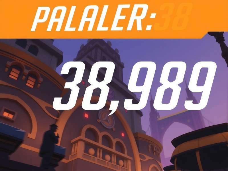 Overwatch 2 Battle Net player count dashboard showing India server statistics and active players