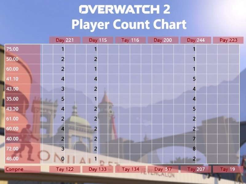 Overwatch 2 Player Count Chart India – visual representation of player statistics and trends