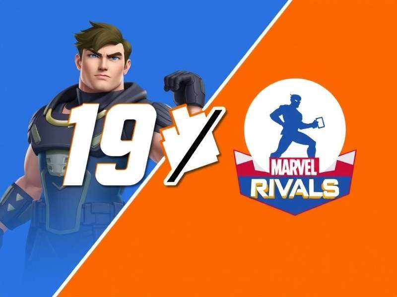 Overwatch 2 vs Marvel Rivals player count comparison banner 2025